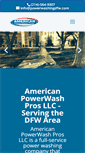 Mobile Screenshot of powerwashingdfw.com